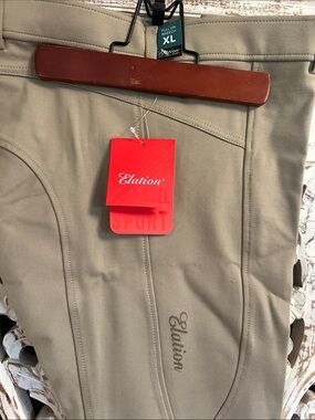Elation Women's Straight Leg Pull-On Pants in Khaki